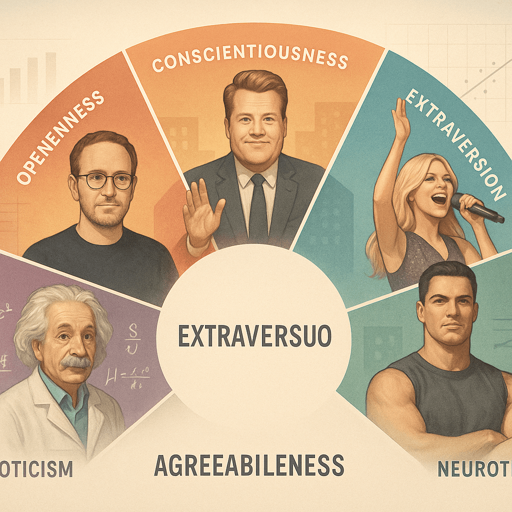 Featured image for Famous People and Their Likely Big Five Profiles