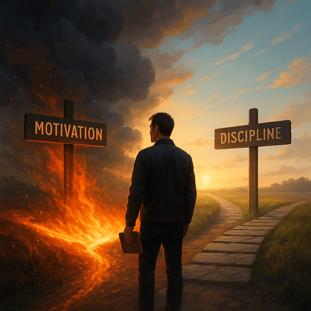 Featured image for Why Discipline Beats Motivation (And How to Have Both)