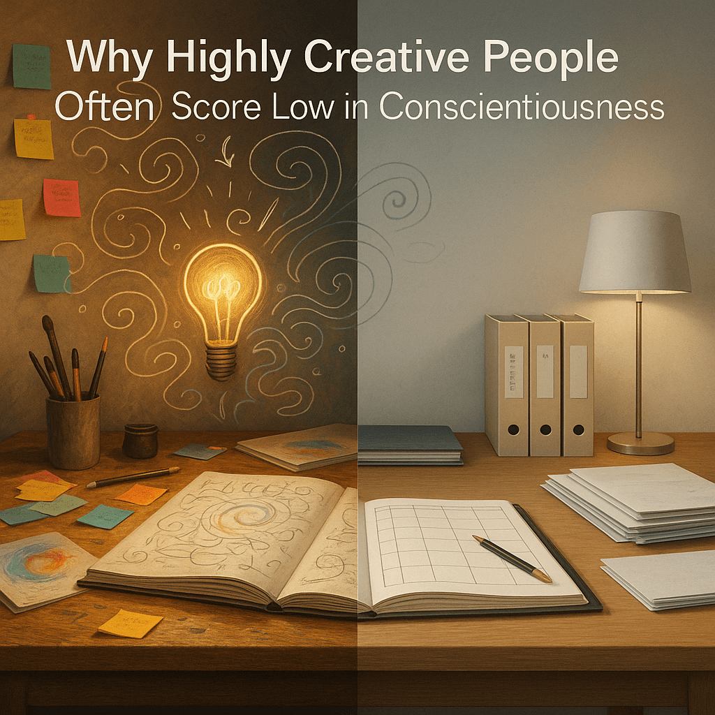 Featured image for Why Highly Creative People Often Score Low in Conscientiousness